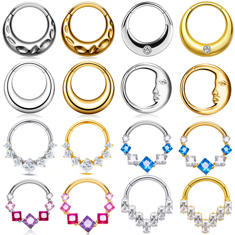 Conch Earring Hoop - 1PC ASTM F136 G23 Titanium Cincin