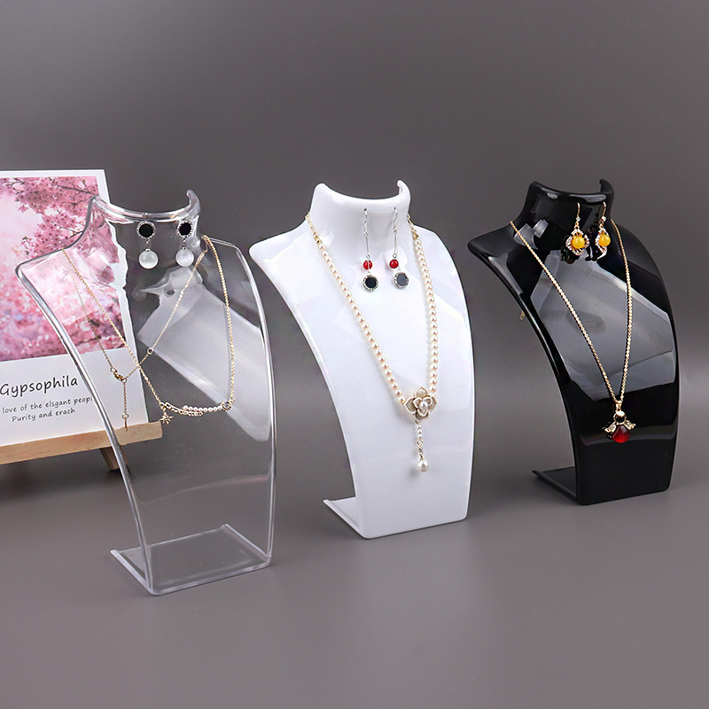 Body Jewelry Display Ideas - Manekin Plastik Rak Pajangan Kalung Dada