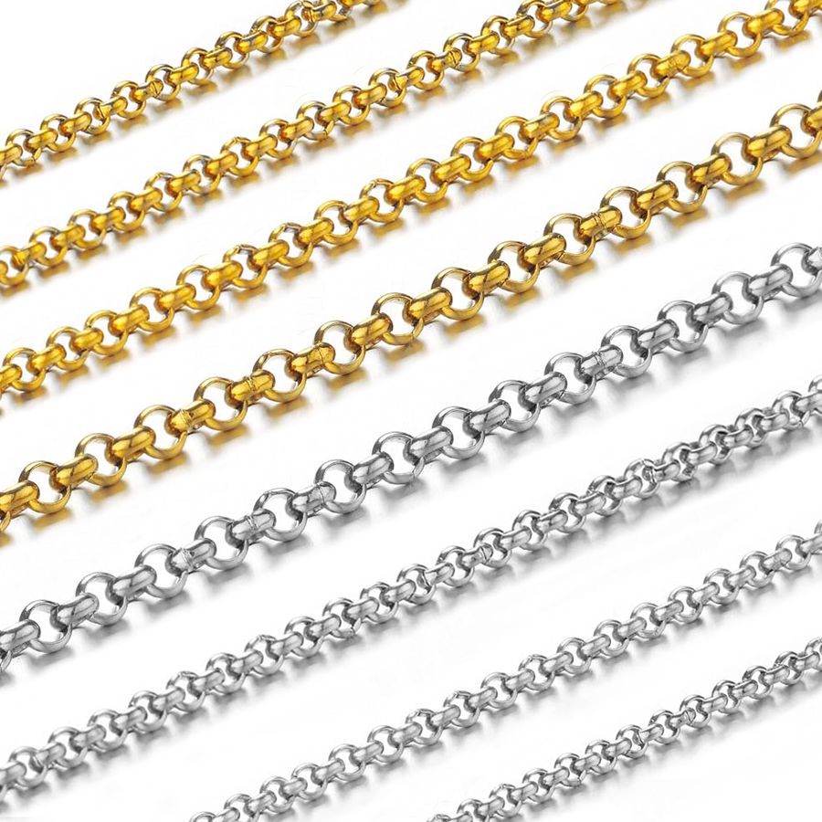 Body Jewelry - 1 Meter Rantai Lingkaran Kecil Bentuk