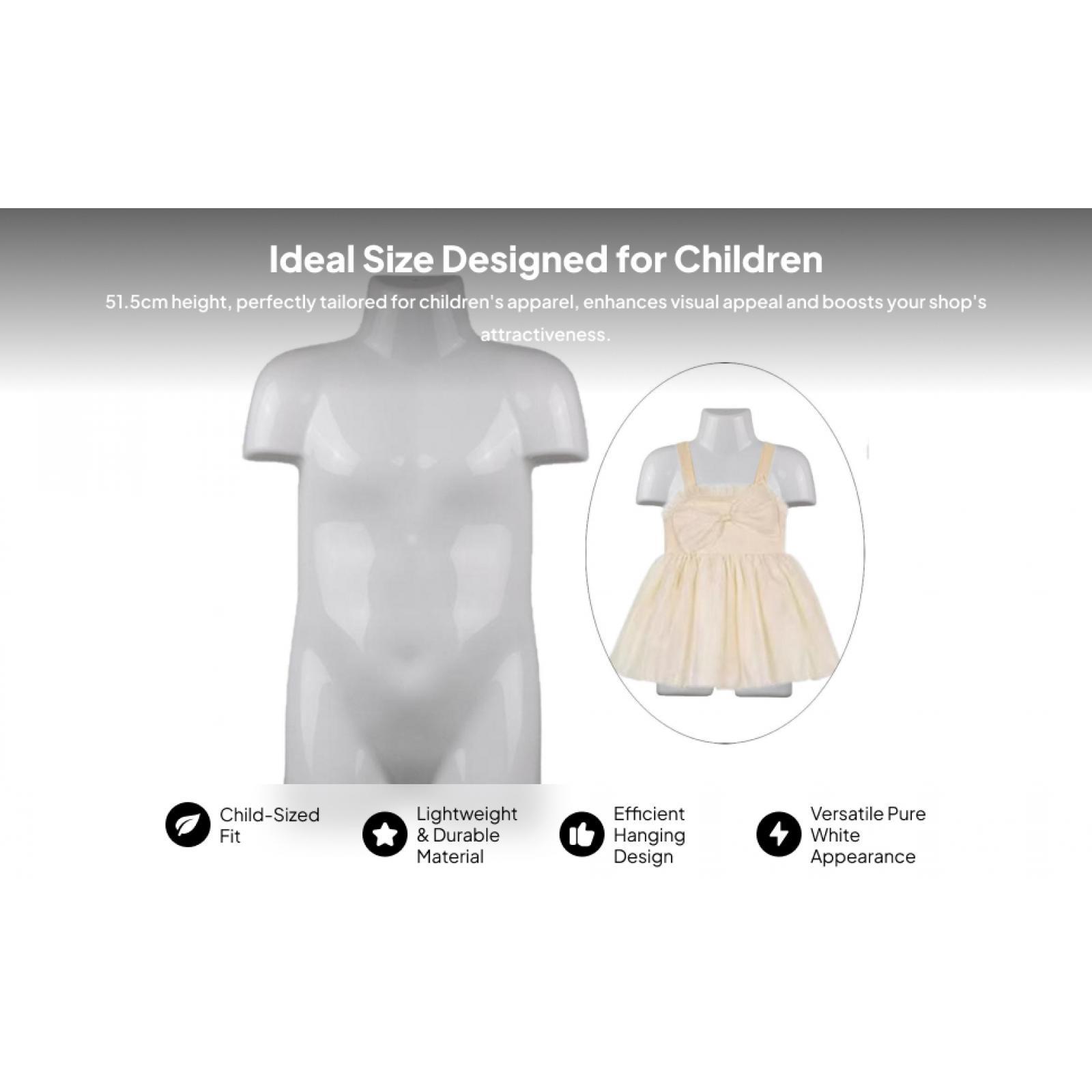 Body Jewelry Shop - Manekin Torso Anak, Manekin Anak Realistis,