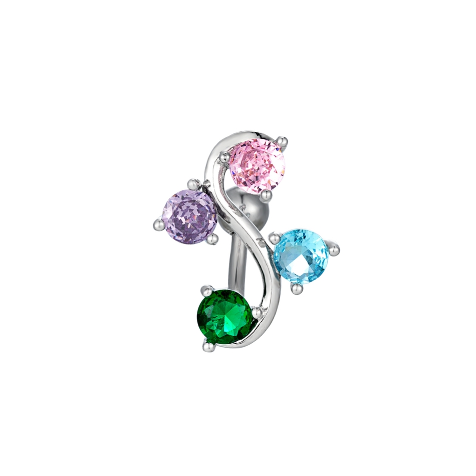 Body Jewelry Shop - Cincin Pusar Lengkung Baja Tahan Karat