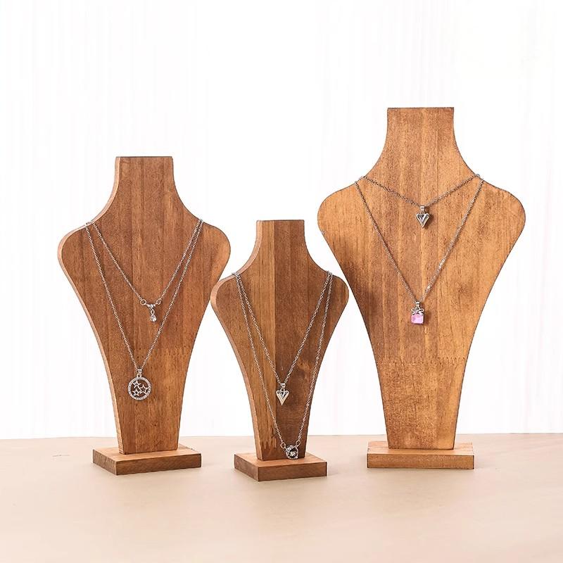 Body Jewelry Display Ideas - Rak Display Kalung Manekin Dapat Dilepas
