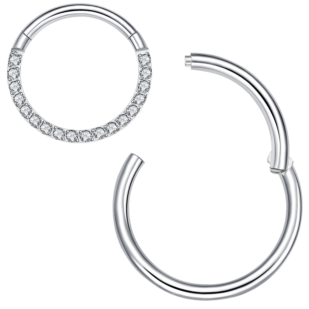 Conch Earring Hoop - 1 buah Septum Hoop Daith perhiasan