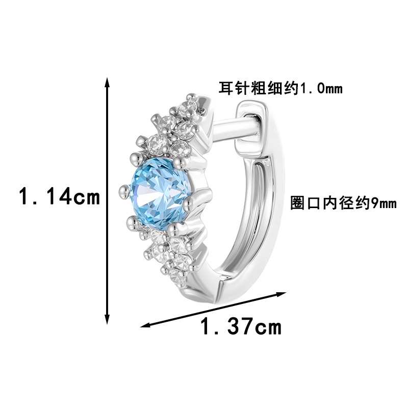 Anting-anting Hoop Zirkonia Ku - Conch Earring Hoop ulasan dan harga