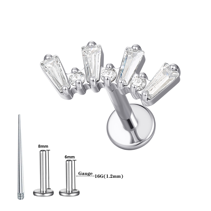 1 Pcs Perhiasan Tindik Helix T - Conch Earring Hoop ulasan dan harga