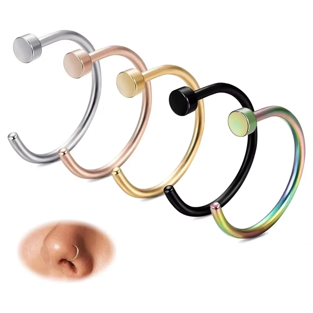 FASACCO 1 Buah Cincin Hidung B - Body Jewelry Men ulasan dan harga