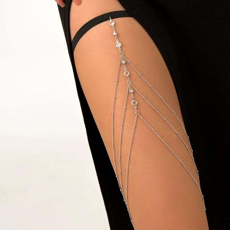 2025 Baru Wanita Bohemian Paha - Body Jewelry Leg Chain ulasan dan harga
