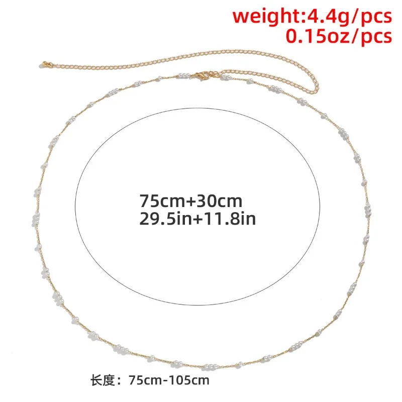 Rantai Pinggang Mutiara Millet - Body Jewelry Chain ulasan dan harga