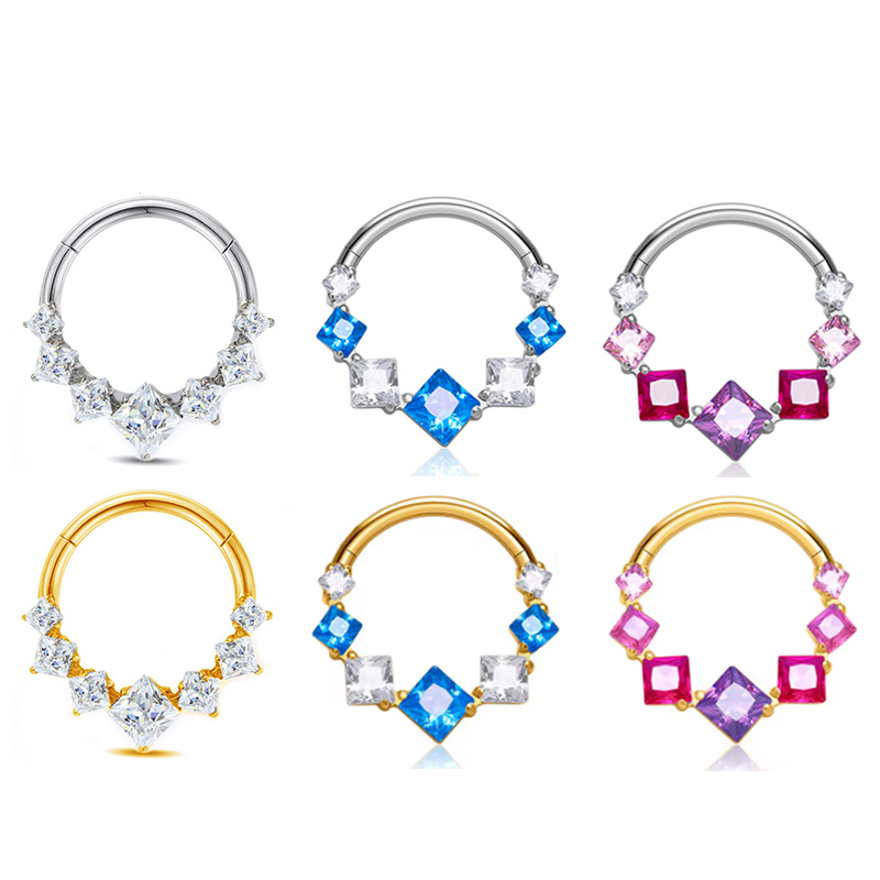 1PC ASTM F136 G23 Titanium Cin - Conch Earring Hoop ulasan dan harga