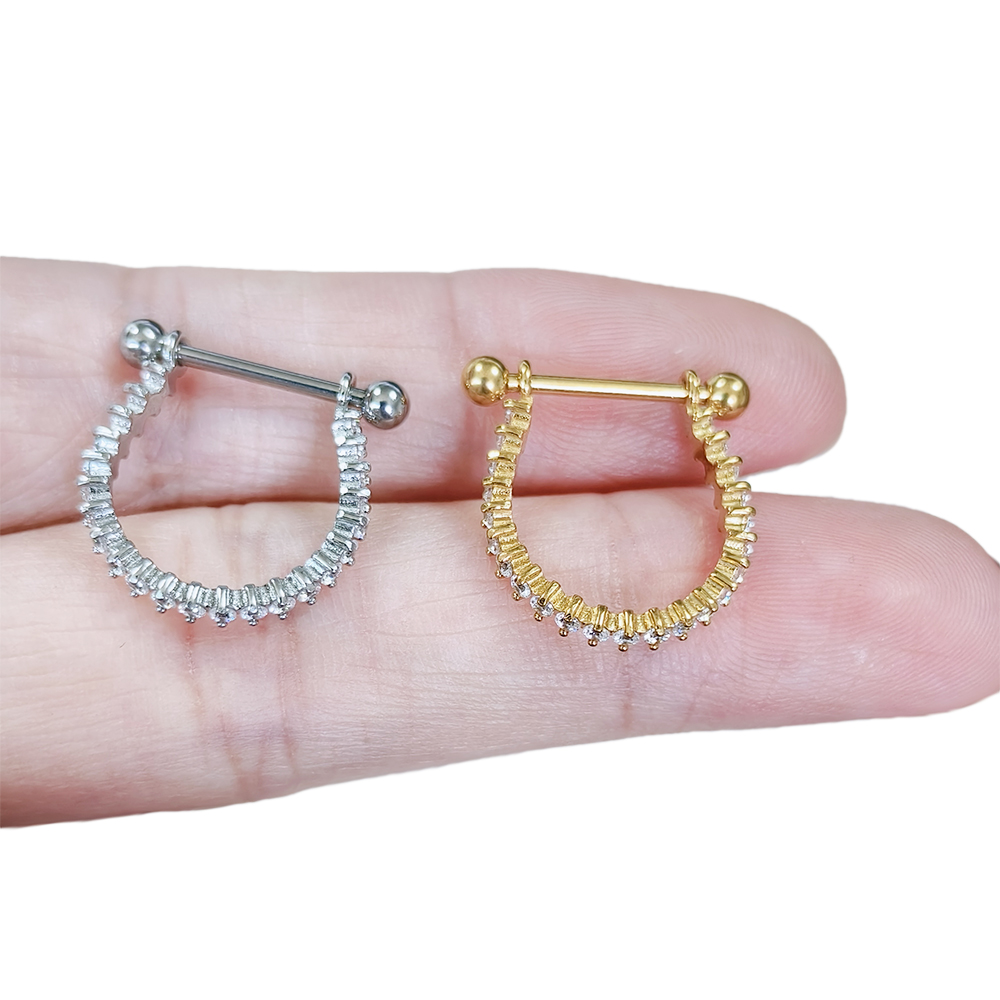 100% 316L anting lingkaran Baj - Conch Earring Hoop ulasan dan harga