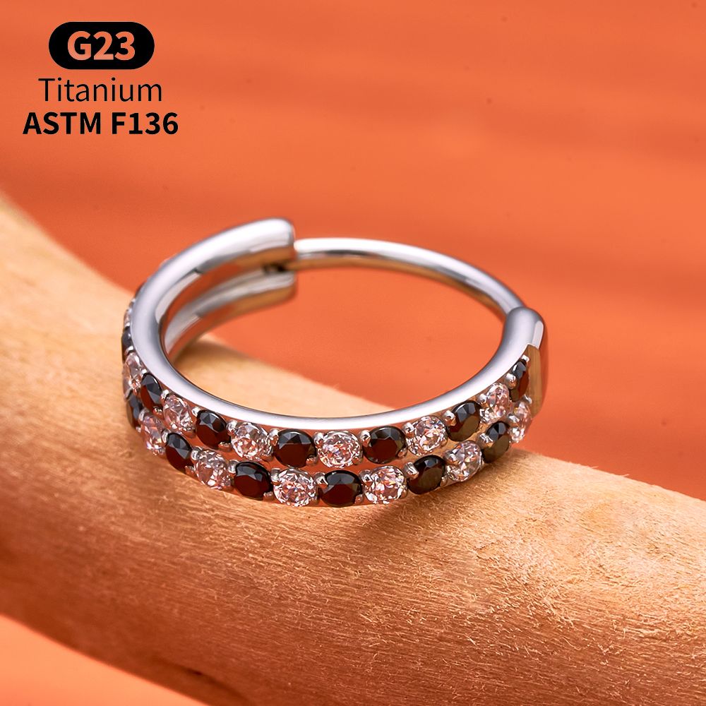 Anting-anting titanium G23 den - Conch Earring Hoop ulasan dan harga