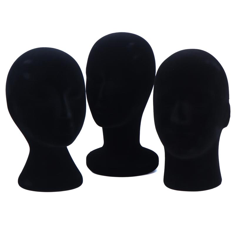 Kepala Manekin Beludru Hitam L - Body Jewelry Shop ulasan dan harga