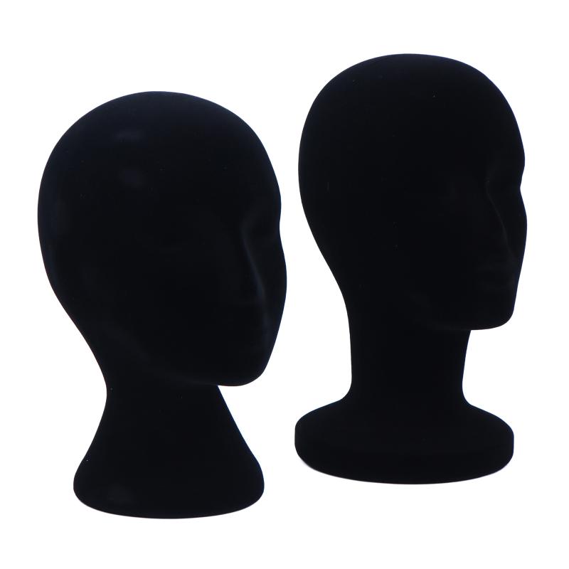 Kepala Manekin Beludru Hitam L - Body Jewelry Shop ulasan dan harga