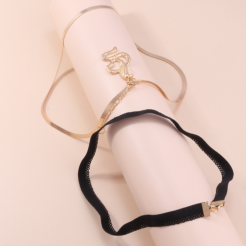 Aihua Bohemian warna emas rant - Body Jewelry Leg Chain ulasan dan harga