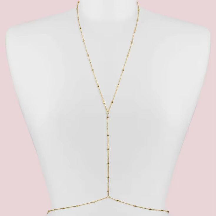 Rantai Manik-manik Sederhana G - Body Jewelry For Women ulasan dan harga