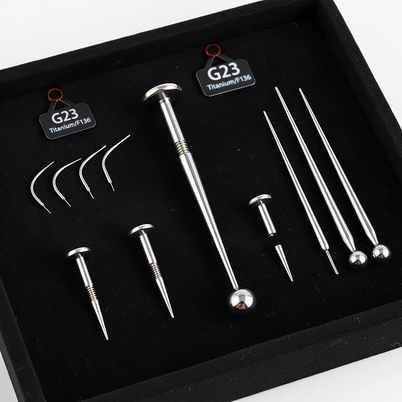 10Pcs Alat Pemasang Pin Penunt - Body Jewelry Shop ulasan dan harga