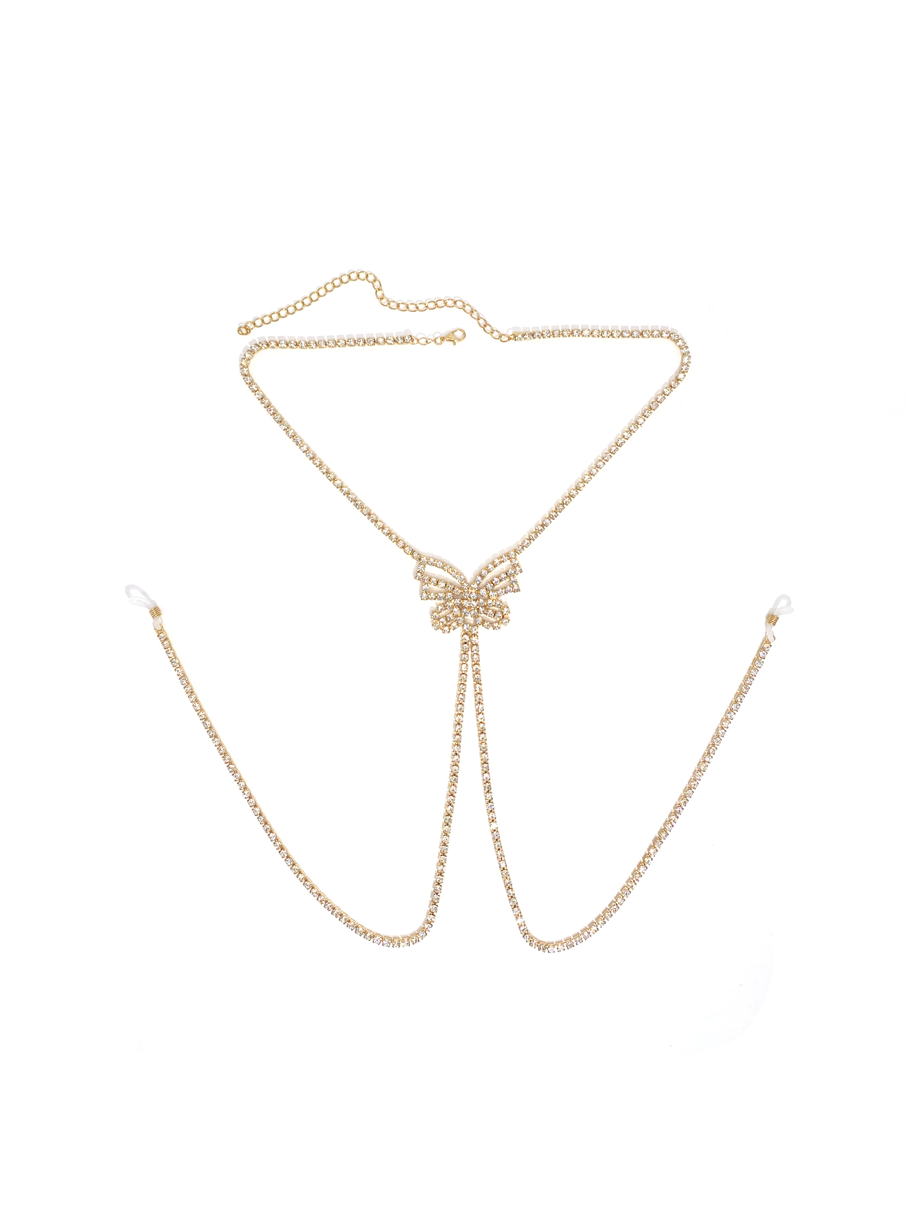 1 buah rantai puting kupu-kupu - Body Jewelry For Women ulasan dan harga