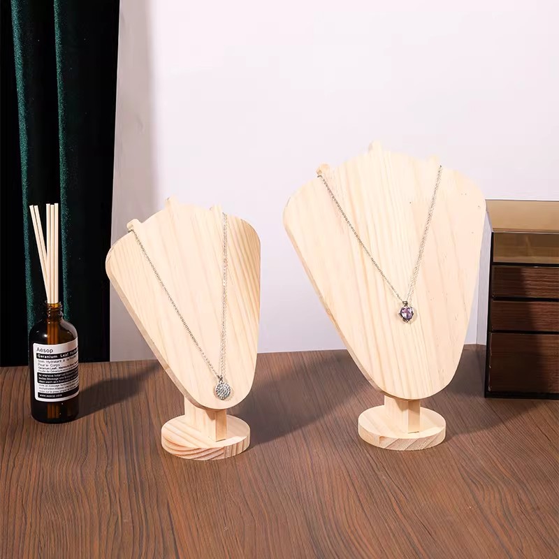 Stands Perhiasan Kalung Kayu,  - Body Jewelry Display Ideas ulasan dan harga