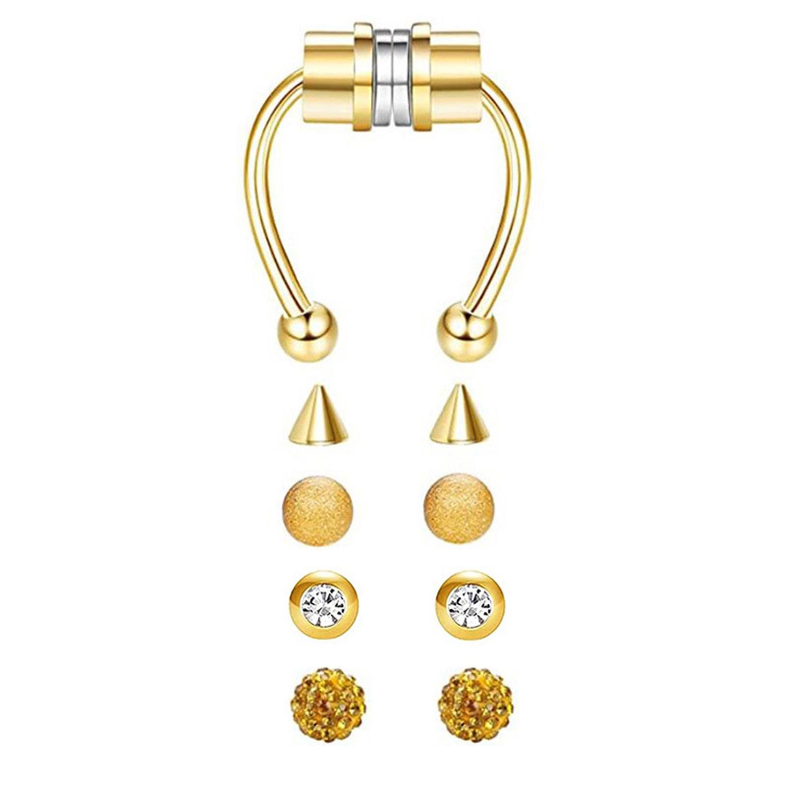 Cincin Hidung Palsu Magnetik S - Body Jewelry Shop ulasan dan harga
