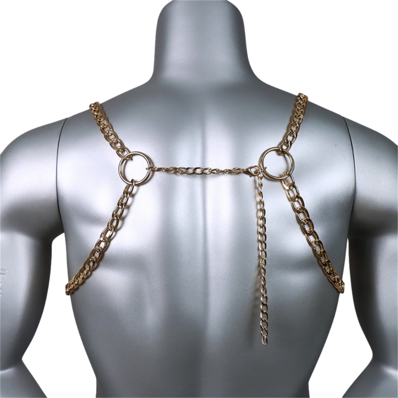 Perhiasan Rantai Dada Tubuh Lo - Body Jewelry Men ulasan dan harga