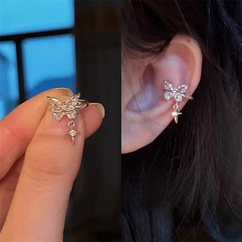 1 Buah Anting Mode Baru Kuku T - Conch Earring Hoop ulasan dan harga