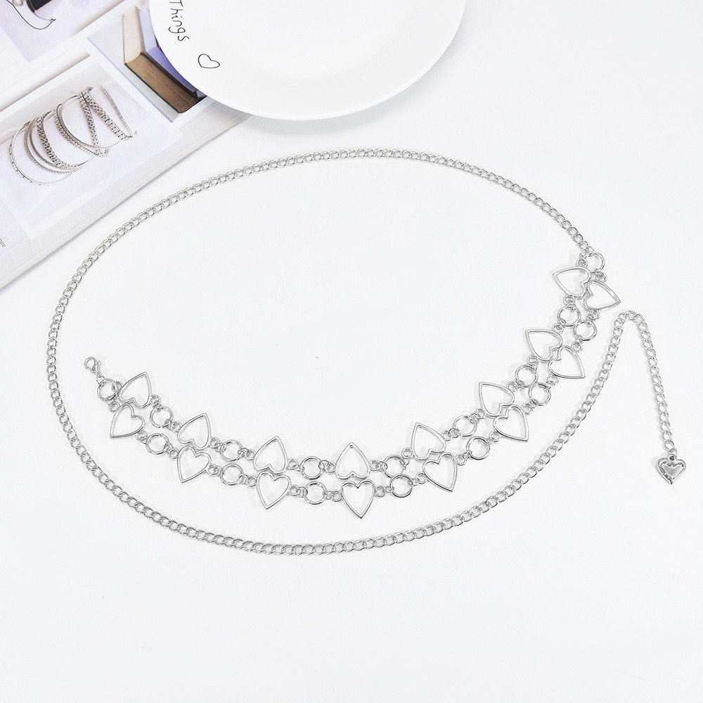 Rantai Pinggang Kupu-kupu Hati - Body Jewelry Shop ulasan dan harga