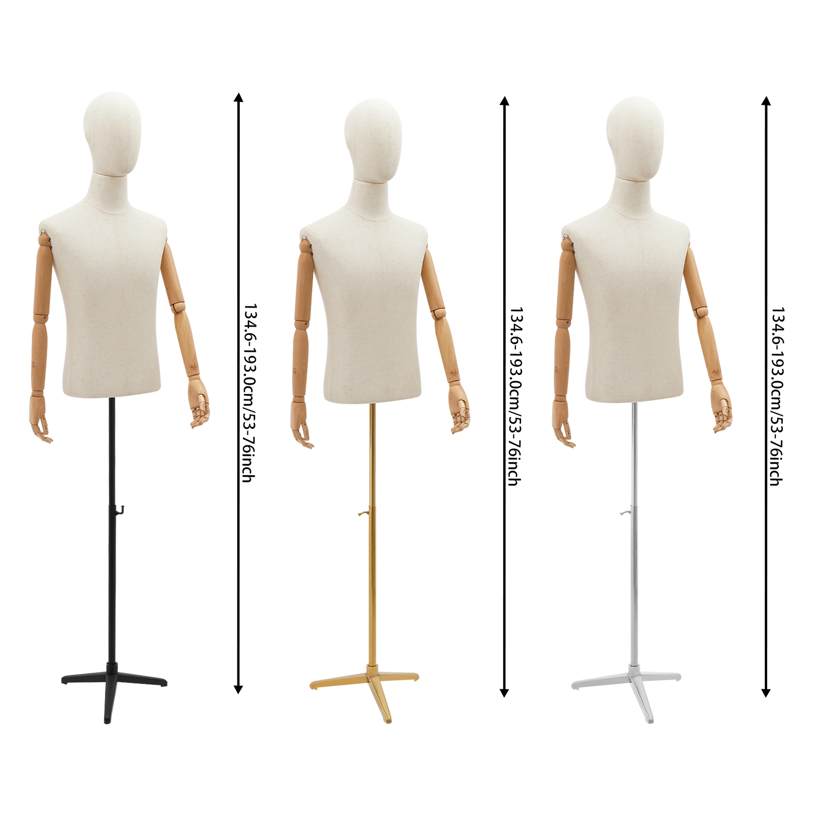 Manekin Torso Pria yang Dapat  - Body Jewelry Shop ulasan dan harga
