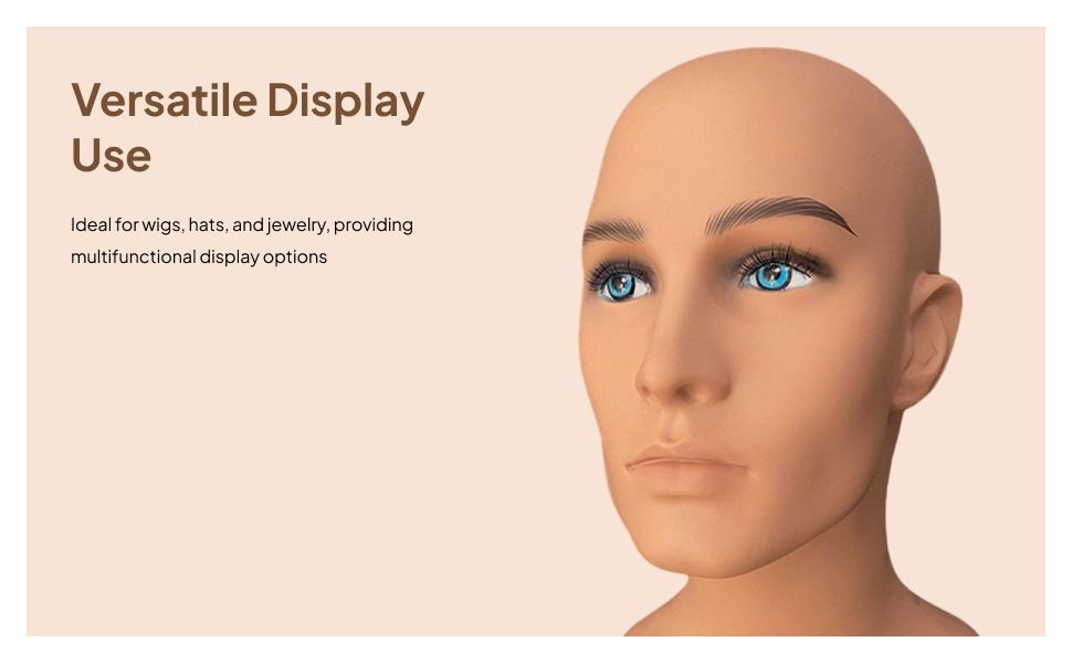 Kepala Manekin Pria Kepala Man - Body Jewelry Display Ideas ulasan dan harga
