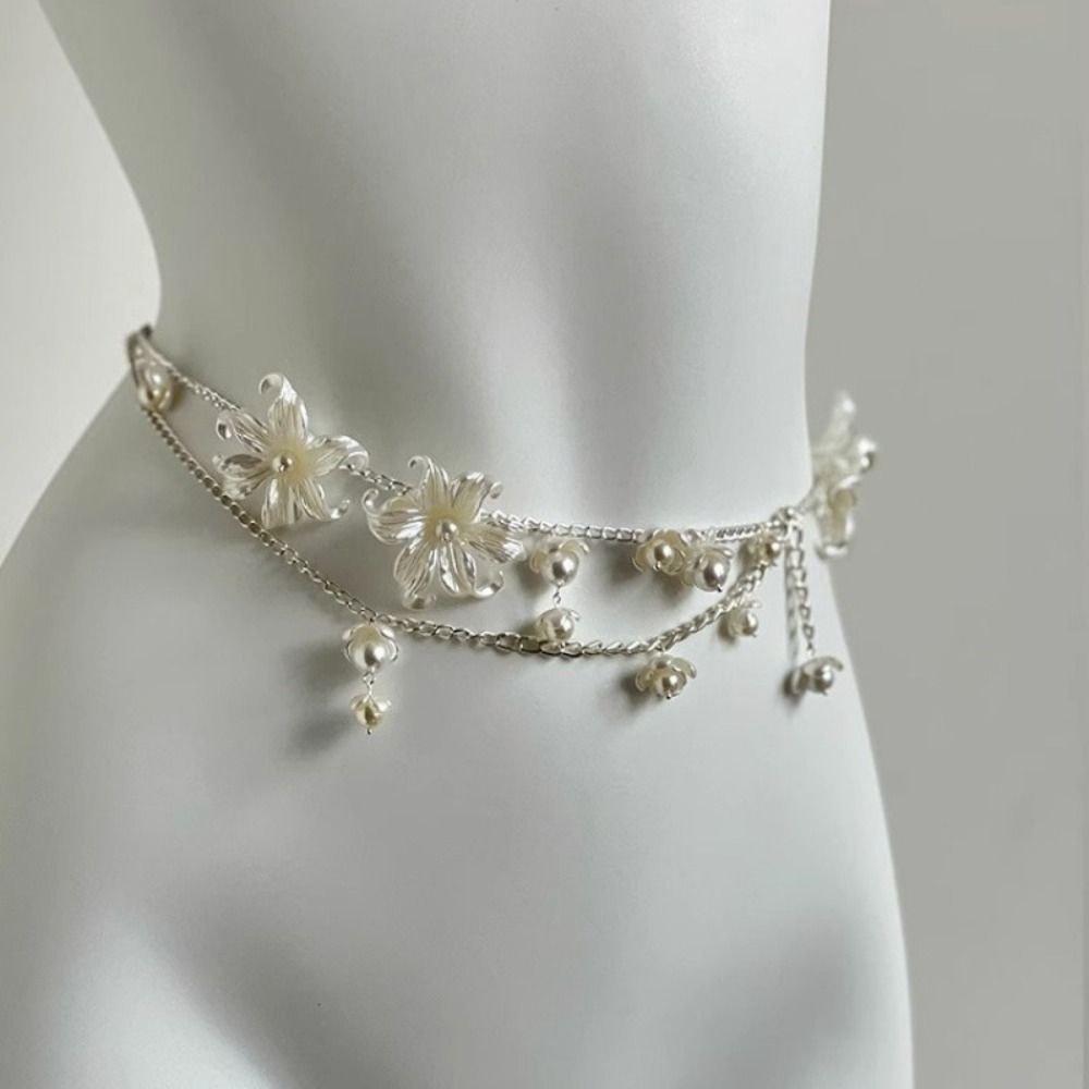Rantai Pinggang Mutiara Elegan - Body Jewelry For Sale ulasan dan harga
